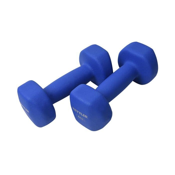 Best Seller Kettler Dumbell Neoprene 8Kg / Pairs Blue / Dumbell Kettler