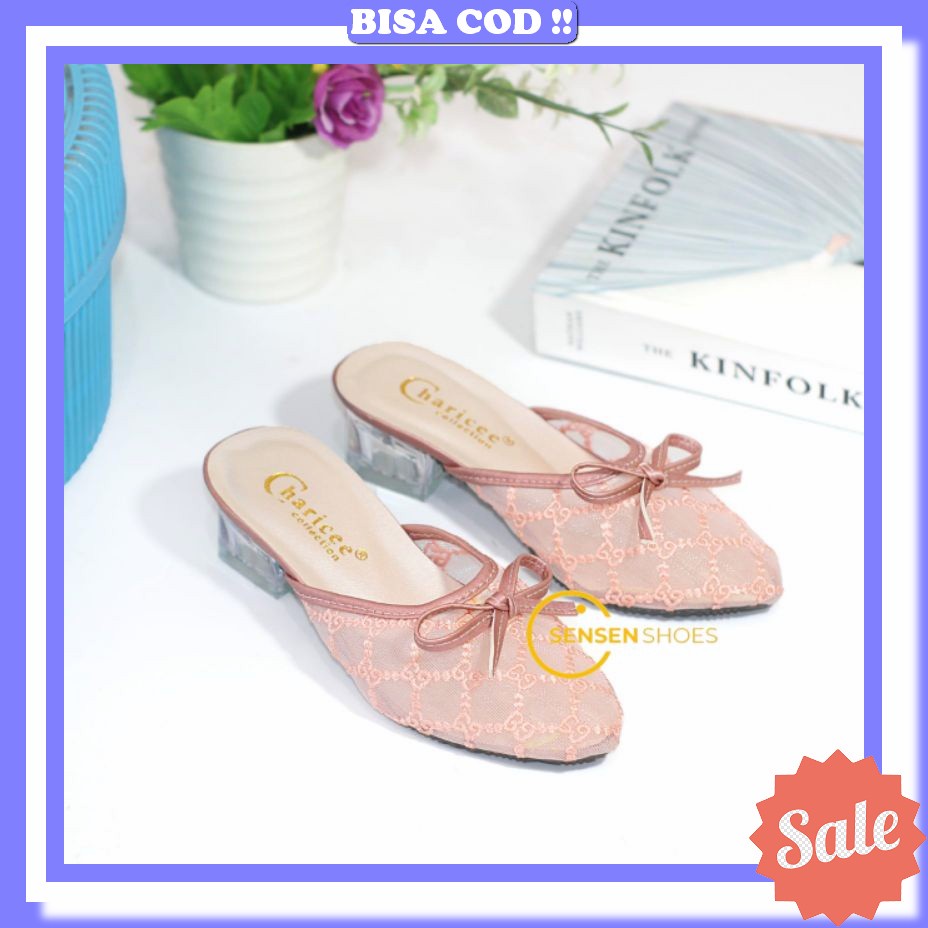 Sepatu Sandal Pesta Hak Tahu Anak Perempuan Monalisa Prosa Sandal Heels Anak Perempuan Hak Kaca Bruk