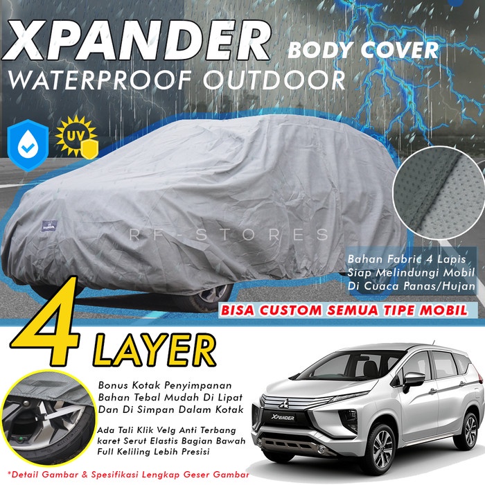 Outdoor Body Cover Mobil Xpander Sarung Mobil Xpander Cross Wateroof
