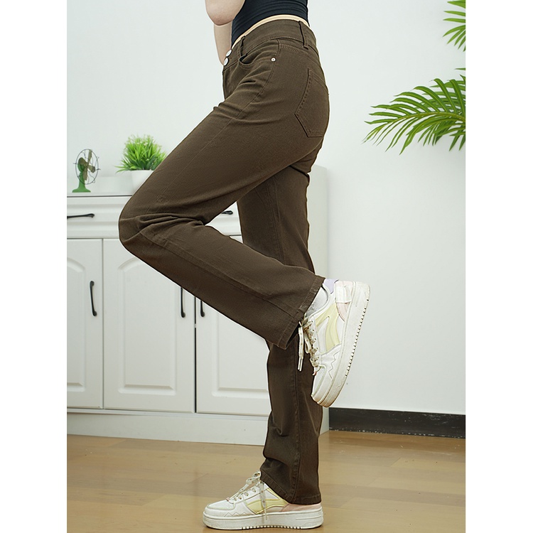 Celana Jeans Wanita premium High waist Loose Baggy kulot - jeans kekinian korea Jeans Boyfriend Wanita Mom Jeans HIGH QUALITY
