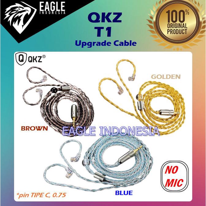 QKZ T1 Kabel Upgrade 200 Cores 8 Strand Qdc for KZ QKZ TRN