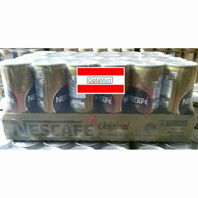 

Nescafe Kopi Susu Kaleng Original 24 X 240 Ml ( 1 Dus )