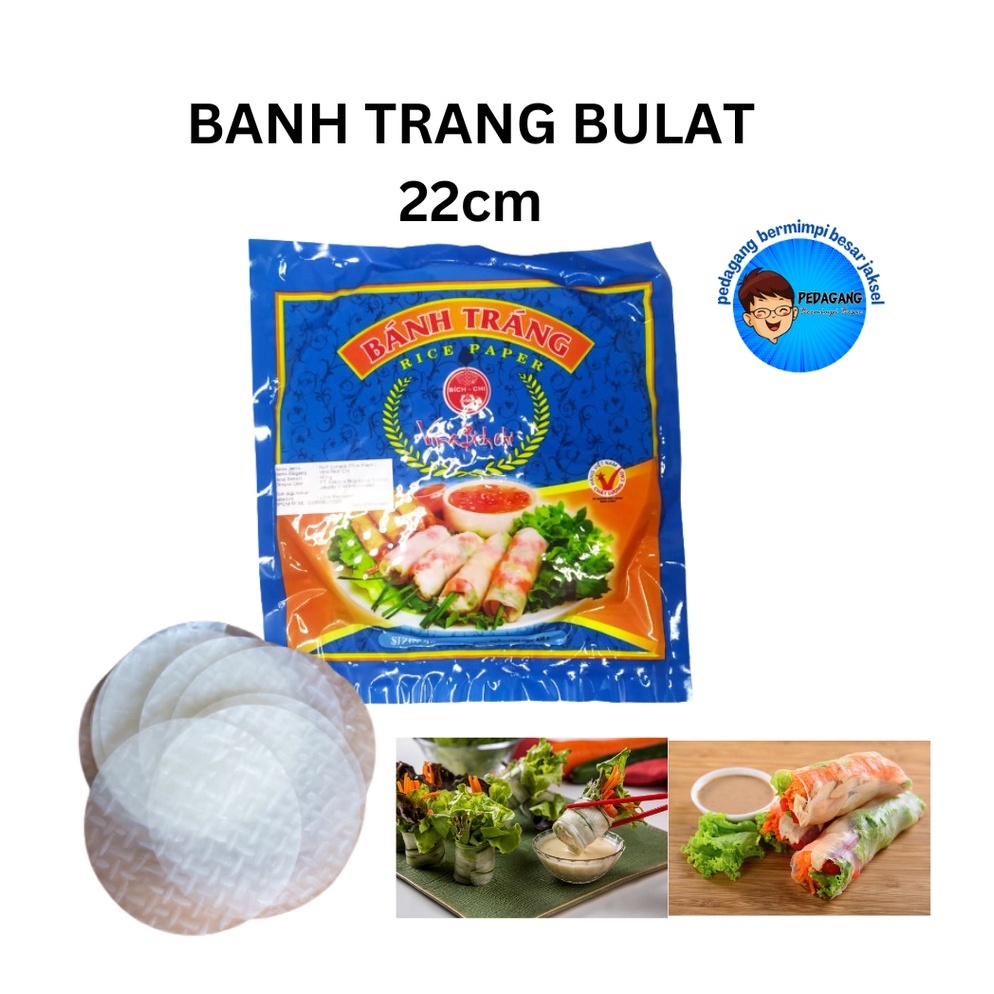 

Terbaik.. (RICE PAPER) BANH TRANG BULAT 400GR 86