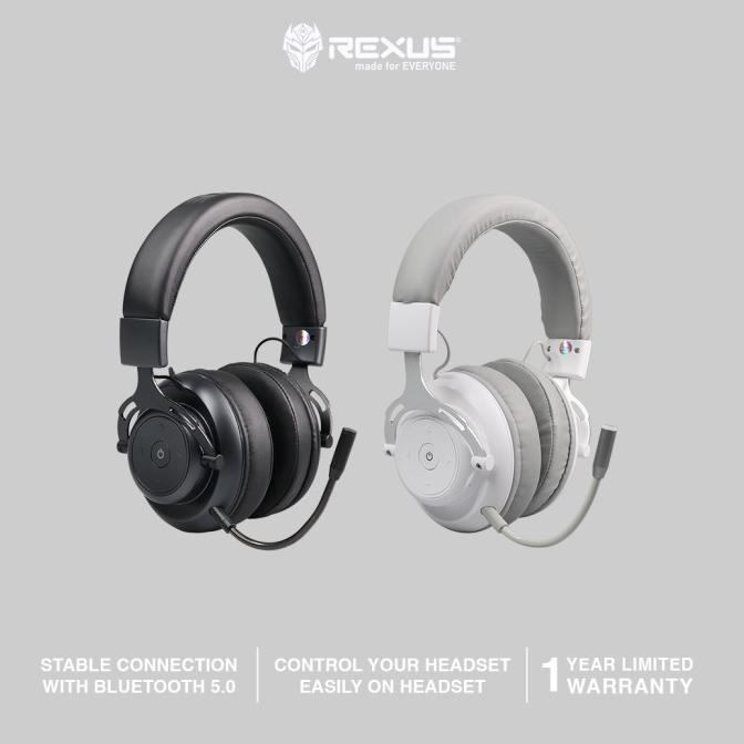 New Sale Rexus Headset Gaming Bluetooth Thundervox Stream Hx28 / Hx-28 Original