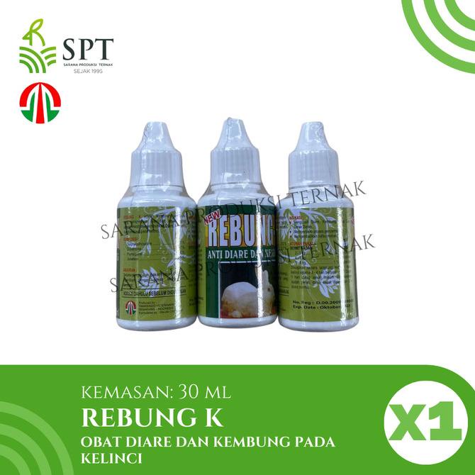 :=:=:=:=] REBUNG K 30 ML OBAT DIARE DAN KEMBUNG PADA KELINCI