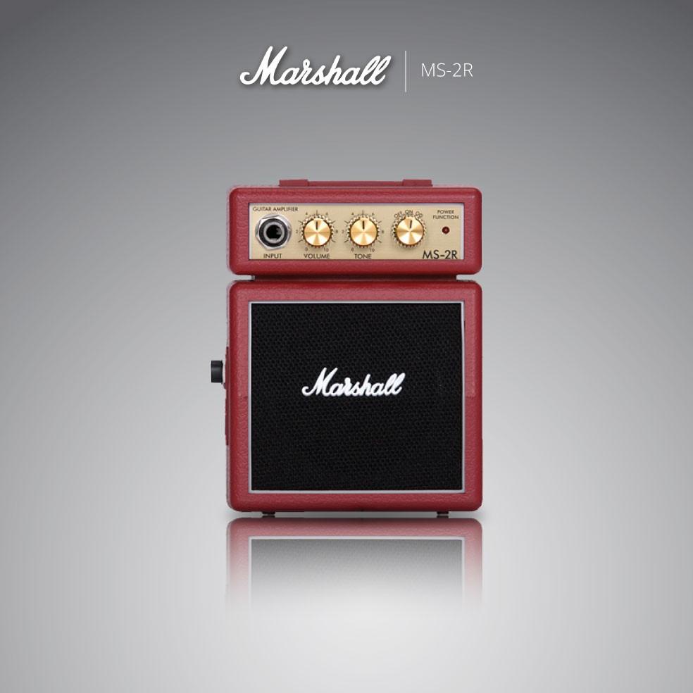 Marshall MS-2R Mini Micro Red 1W 1x2" Guitar Amplifier