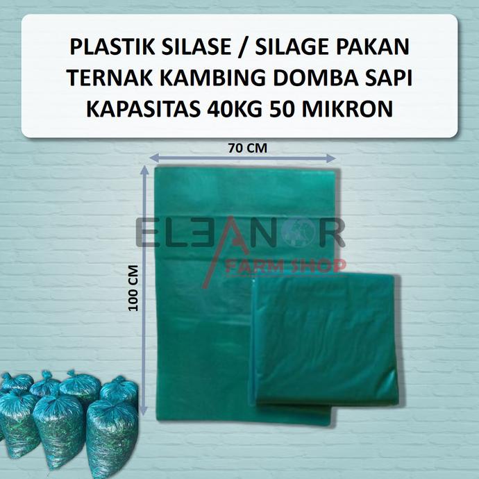 """] Plastik Silase Plastik Silase Kantong Pakan Domba 50 mikron 20 Lembar