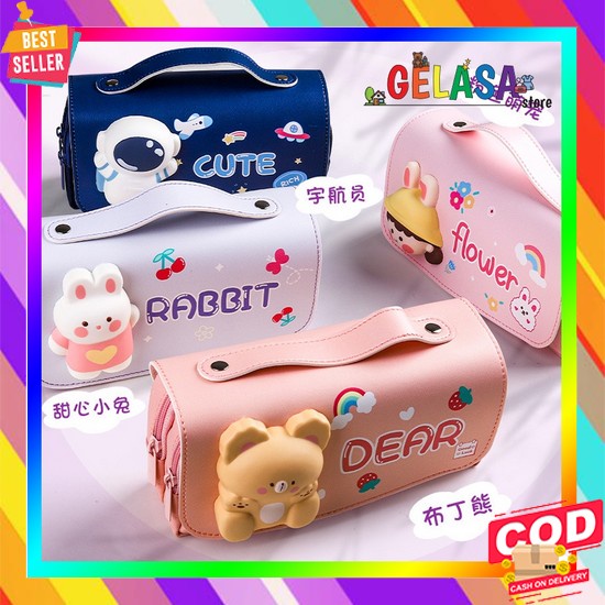 

Tempat Pensil Anak Perempuan Wadah Pulpen Karakter Cute Pencil Case Se Gelasa Kotak Pensil Anak Tent