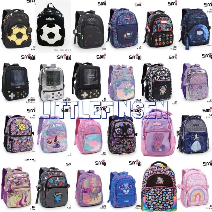 Terlaris Tas Smiggle/Tas Ransel Anak/Backpack Smiggle/Tas Ransel Anak Sd/Smigle
