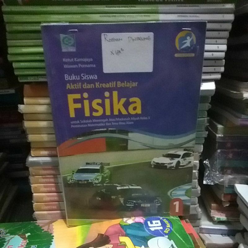 buku siswa aktif dan kreatif belajar fisika 1 untuk SMA kelas 10 penerbit grafindo