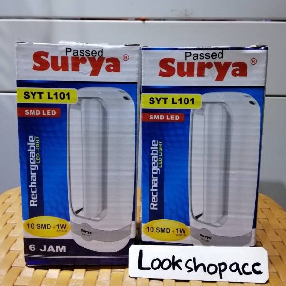 New Surya SYT L101 Lampu Emergency + Senter / Lampu Surya SYT L101 LED Emergency + Senter