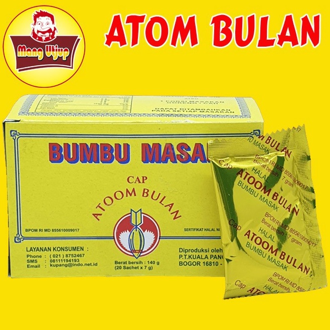 

trx0r5Qf BUMBU MASAK CAP ATOOM BULAN BOX ISI 20 Pcs