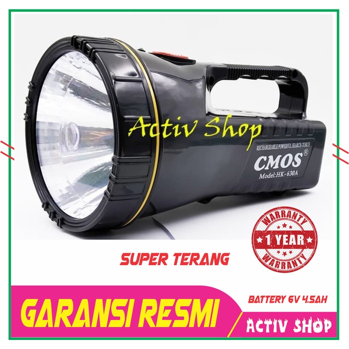 TERLARIS Senter/ Lampu Emergency CMOS HK-630A /SENTER KEPALA/SENTER MINI/SENTER LED