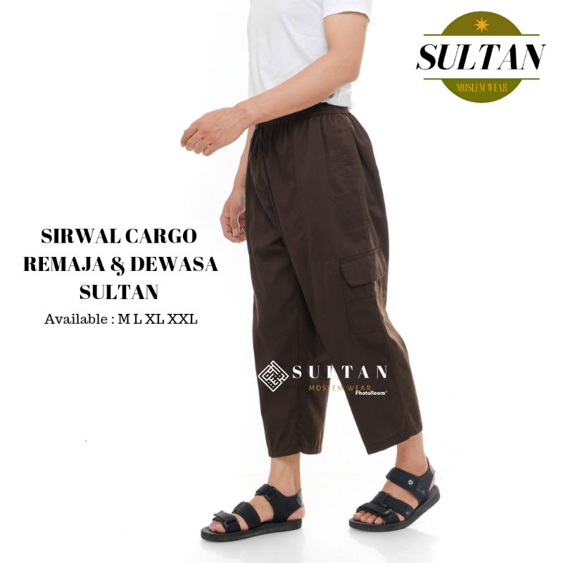 Sirwal Cargo SULTAN Dewasa Sirwal Cingkrang Sunnah Dewasa Laki Laki Cargo Tempur Sirwal SULTAN