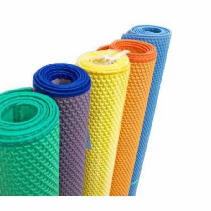 New Karpet Tikar Lantai Plastik Spon Polos Bentol / Matras Plastik