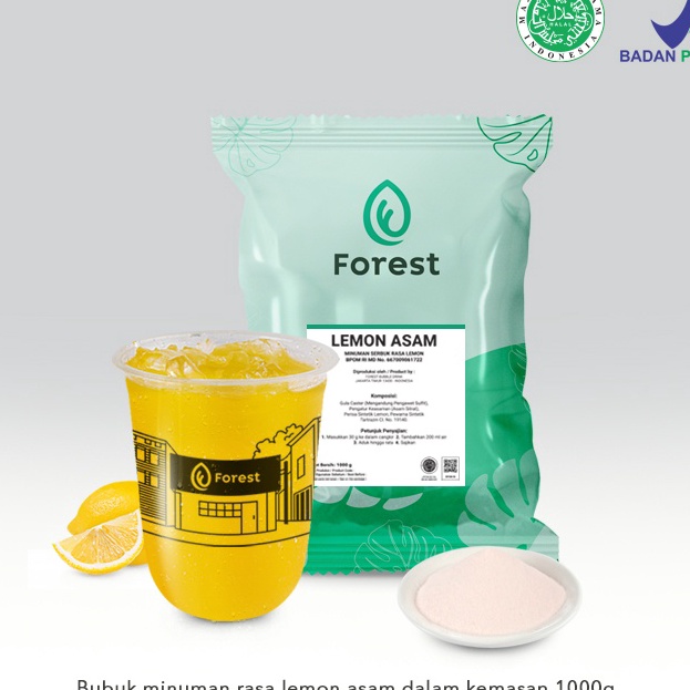 

Buruan Beli Bubuk Minuman LEMON SQUASH Powder 1000g - FOREST Bubble Drink Kirim Langsung