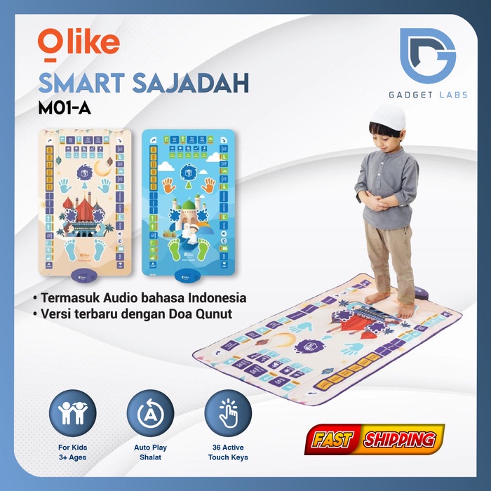 Terlaris Sajadah Olike Smart Sajadah Anak / Sajadah Pintar Garansi Resmi Olike