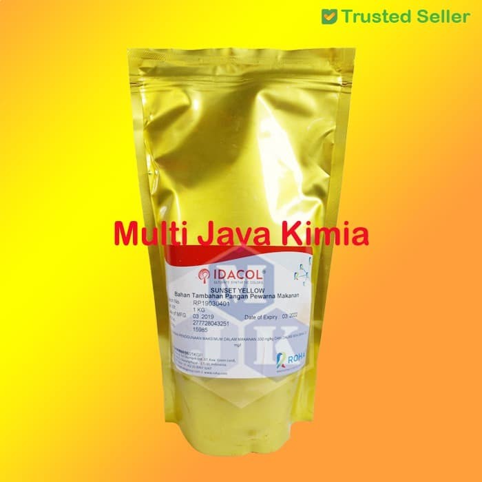 

Terlaris Colourfood Pewarna Makanan Sunset Yellow 1Kg