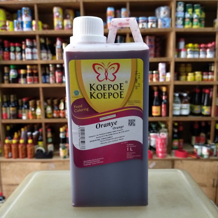 

Terlaris Colourfood Koepoe Koepoe Pewarna Pangan Orange 1Liter