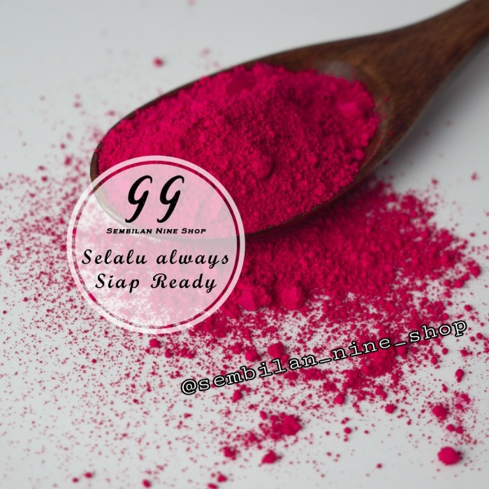 

Terlaris Colourfood Bubuk Pewarna Makanan Oil Based Hot Pink 20 G Eurolake Erythrosine Md