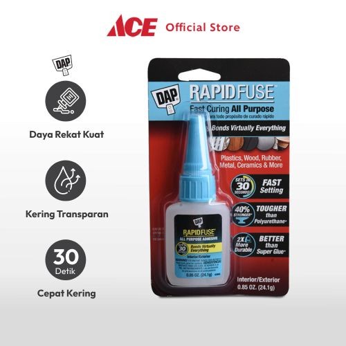 

Ace - Dap 25 Ml Lem Cair Rapidfuse Tougher 0.85oz