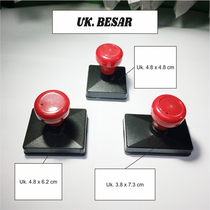 Terlaris Stempel Ukuran Besar, Jumbo, Cap Kardus Untuk Kemasan