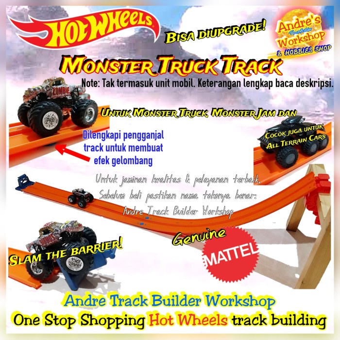 Hotwheels track Monster Truck 180220 ori Mattel Hot Wheels track