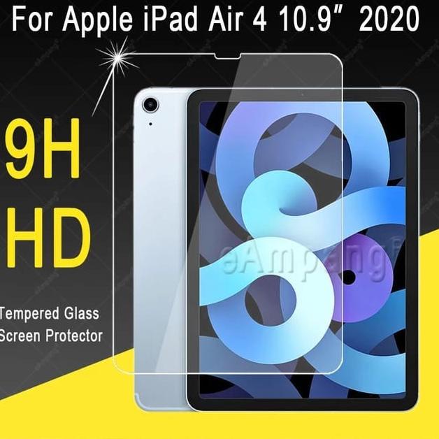 TEMPERED GLASS APPLE IPAD AIR 4 2020 10.9 INCH 4TH GEN ANTI GORES KACA