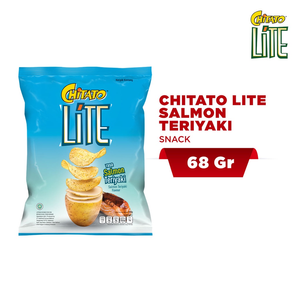 

CHITATO Lite Keripik Kentang Salmon Teriyaki 68 g