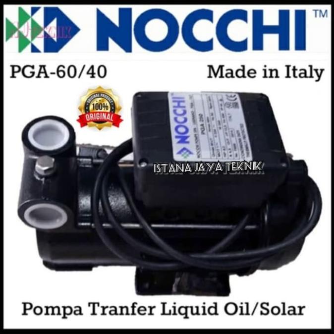 Pompa Solar Nocchi Pga 250 60/40 Pompa Transfer Liquid Oli