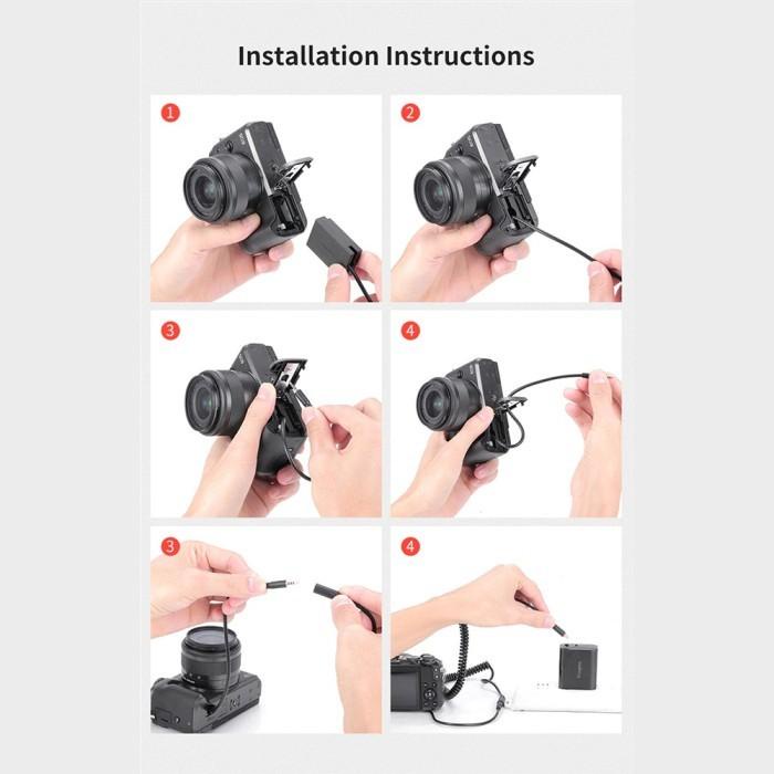 Kingma Usb Type C Dummy Battery Adapter Lp-E17 Canon Eos Rp 750D 800D