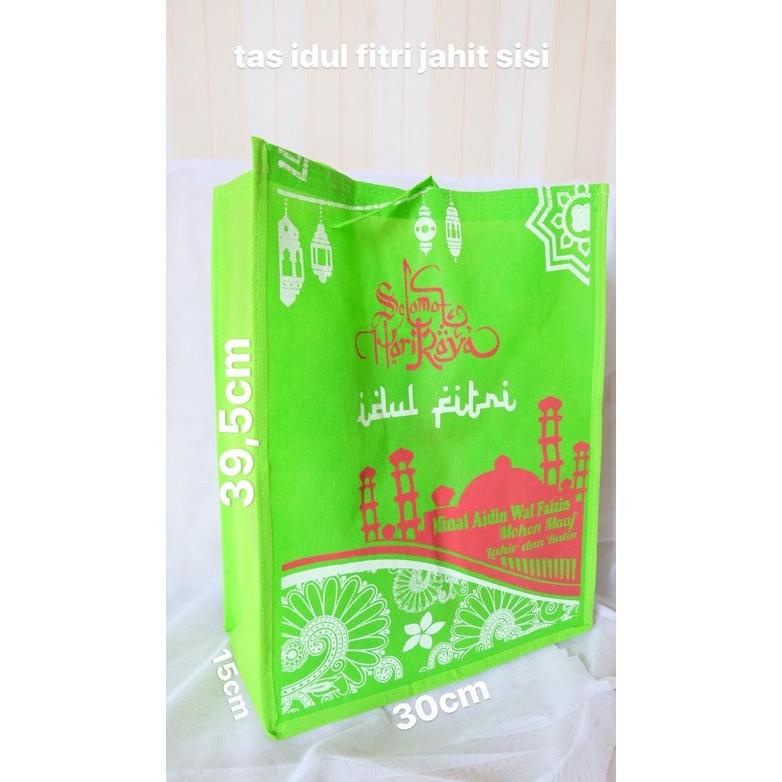 

Terbaru Tas Kain Idul Fitri Lebaran Jahit Sisi Sablon 1Sisi Isi 12