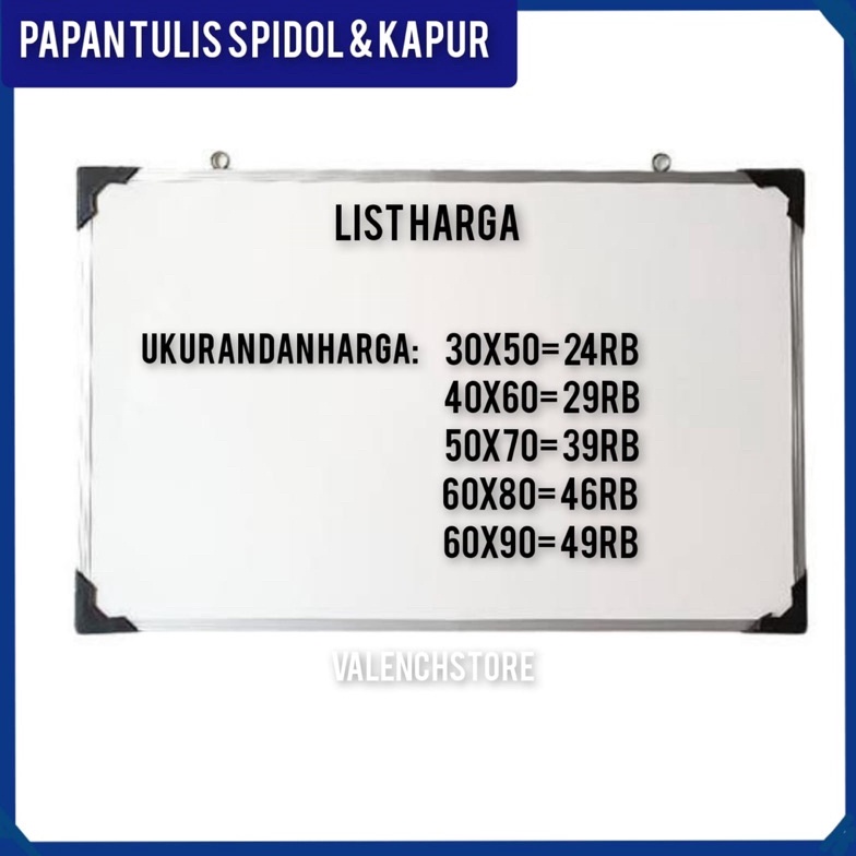 

[ZGG47] Papan Tulis 60X90cm Spidol dan Kapur Whiteboard / Blackboard Ukuran 60X90 ➬Harga Murah