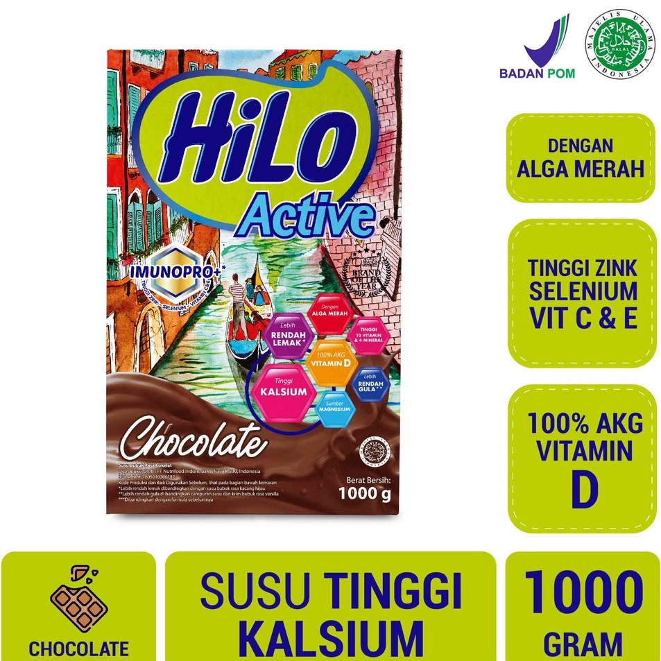 

Star HiLo Active Chocolate 1000 gram - Susu Tinggi Kalsium !