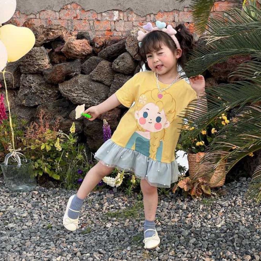 8.8 Baju Pesta Ulang Tahun Anak Perempuan Kado Anak Perempuan Baju Frozen Anak Perempuan Disney Gaun