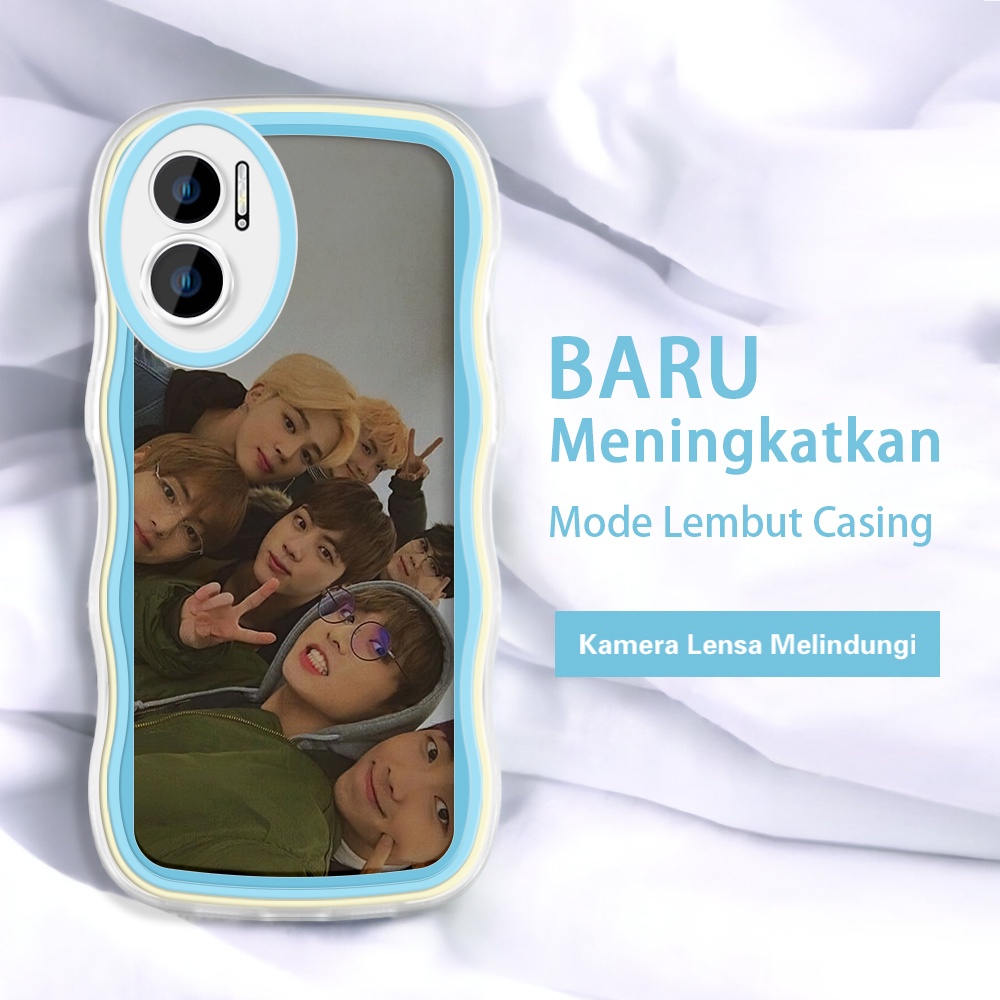 Redmi 10 10A 10C 12C 9A 9T 9C K40S Xiaomi INS BT21 BTS Bangtan Boys  Cool Kor Kesing case hp murah c