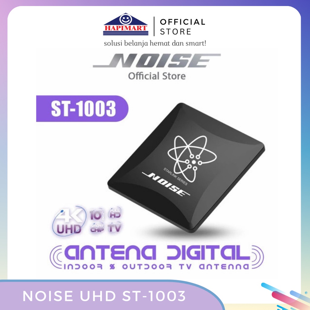 NOISE ST-1003 Antena Digital 4K Ultra HD Indoor/Outdoor Smart Chip