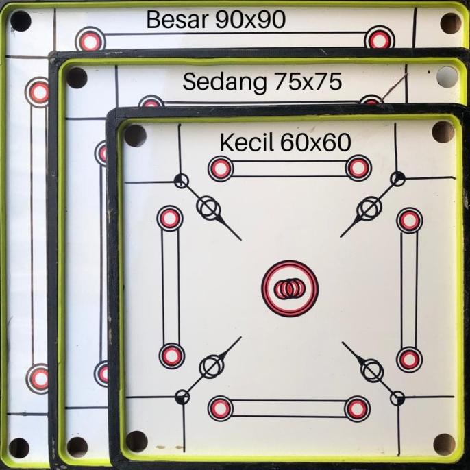Meja Karambol Kayu Super Ukuran besar