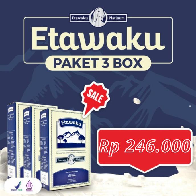 

Etawaku Platinum | Paket 3 - Solusi Alergi Susu Sapi