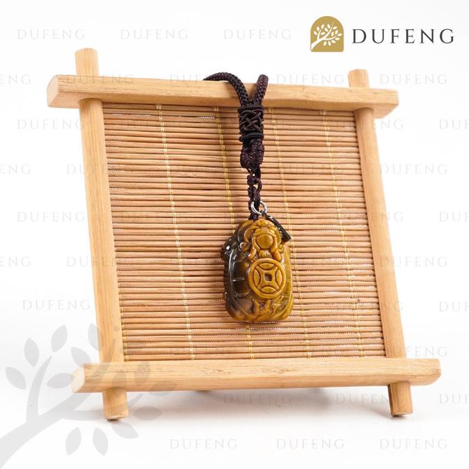 Tiger Eye Turtle Pendant | Liontin Kura Tiger Eye | Tiger Eye Crystal