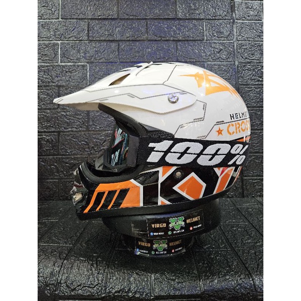 Helm kyt Trail Motocross Cross YELLOW