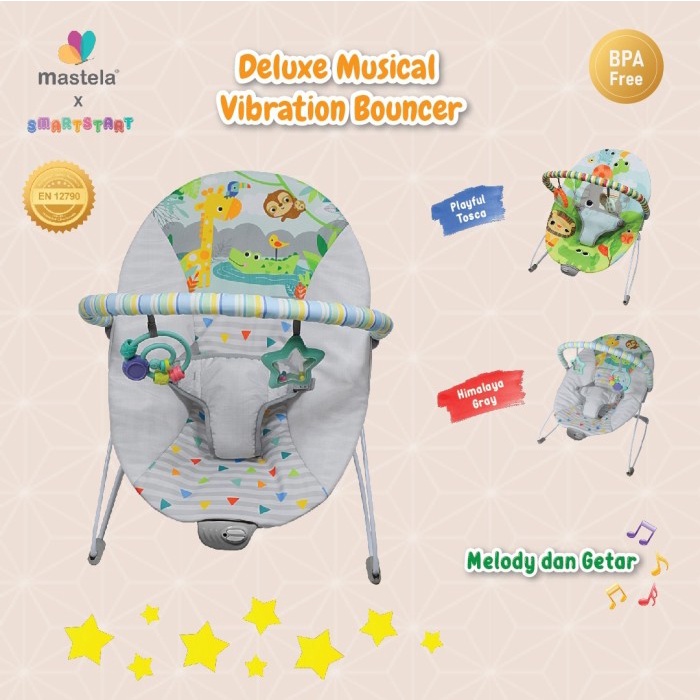 Mastela Baby Bouncer 1 Recline BLUE - 6703