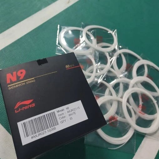 ✹Terbaru F8FPE STRING RAKET - SENAR RAKET BADMINTON LINING N9 ORIGINAL HOT SALE L90 ✣Murah Banget