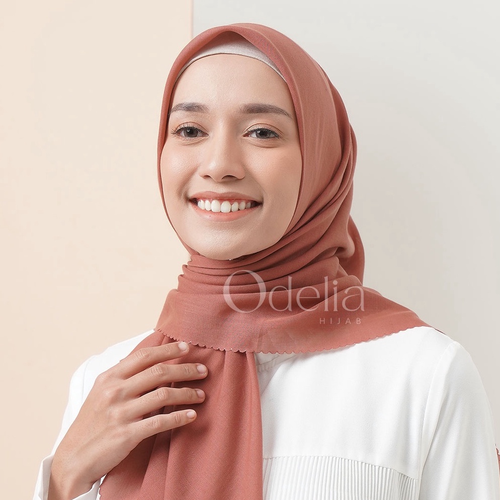 MURAH. ODELIA HIJAB - ELIAH VOAL ULTRAFINE  (Hijab Segiempat Eliah voal Polos)