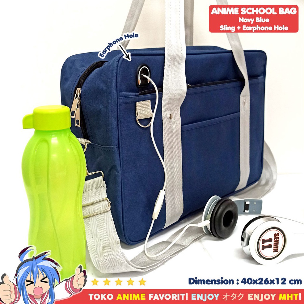 TERBARU. Tas SMA Sekolah Jepang - Tas Anime - Anime Koukou Bag HQ Japanese School Bag