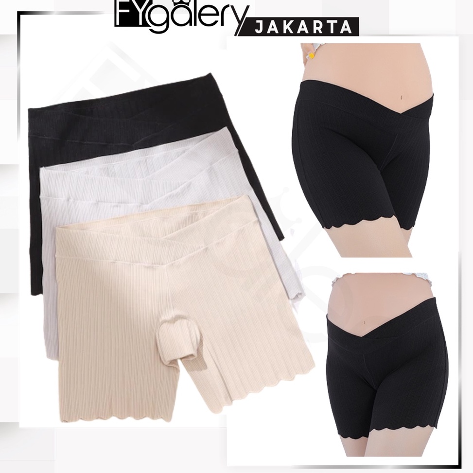 BEST PRODUCT FYGALERYJAKARTA W227 Celana Short Bahan Rajut Untuk Wanita Dan Ibu Hamil Pakaian Dalam 