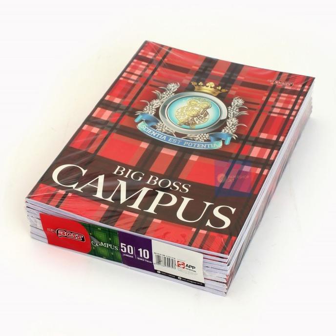

8.8 Buku Tulis 50 Lembar Isi Buku Bigboss Buku Campus Grosir !!