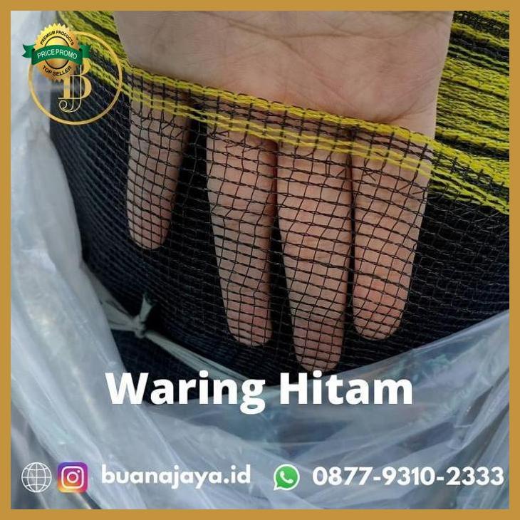 Jaring Ikan Waring Hitam 1 Rol Roll (1,2m x 100m) Buana Jaya Medan yenniarianti_