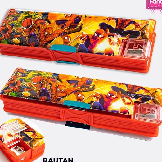 

GNSX6552 >XC26619< Tempat Pensil / Pencil Case Magnet + Sharpener CC-7808