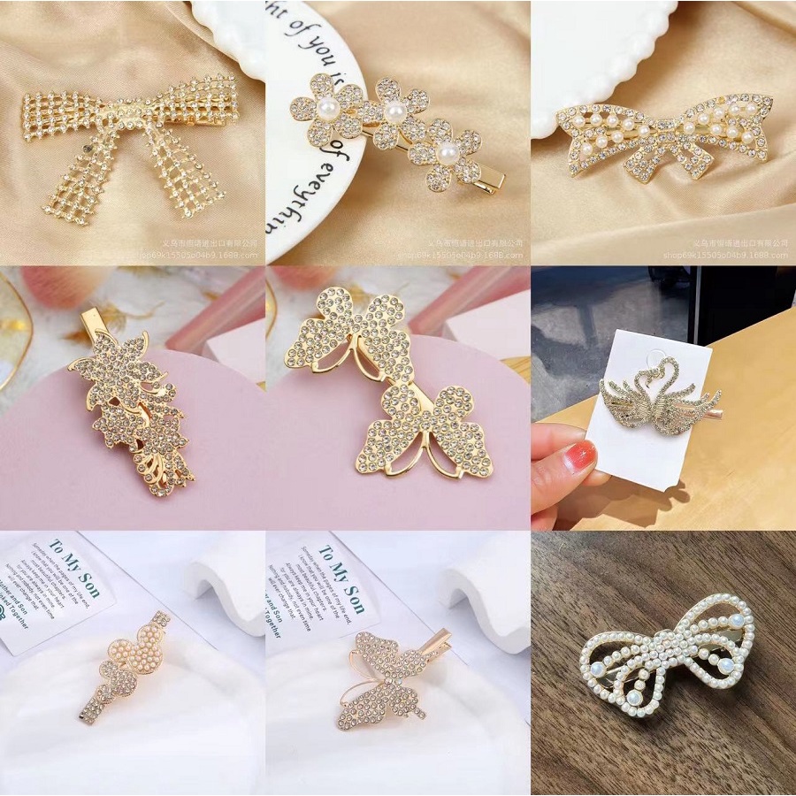 Jepitan mutiara/Jepitan Rambut Korea Mutiara Pearl Hairclip Hairpin/Rambut Mutiara/Potongan rambut k